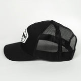 Hat with 3D Logo Black/Black