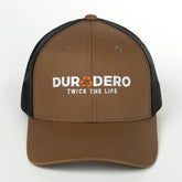 Embroidered Duradero Logo Brown W Black Snapback Hat