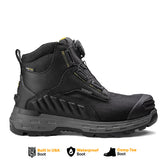Wildwood 6” Composite Toe Turbolace™ Work Boot - Black - Made in USA