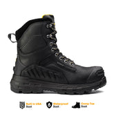Wildwood 8” Waterproof Composite Toe Black Boot - Made in USA