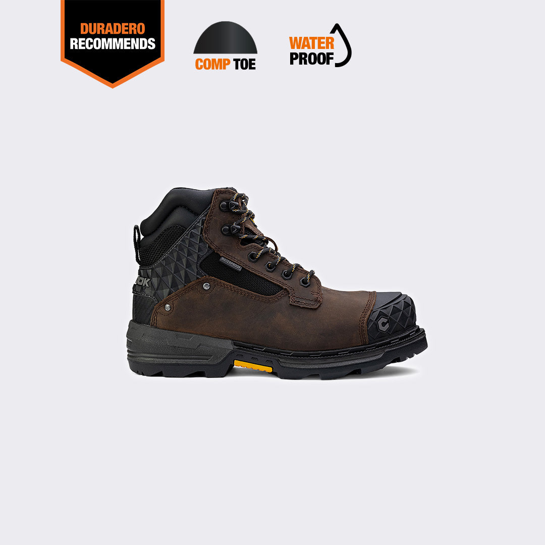 Pallet Jack 6" Composite Toe Waterproof Work Boot – Brown