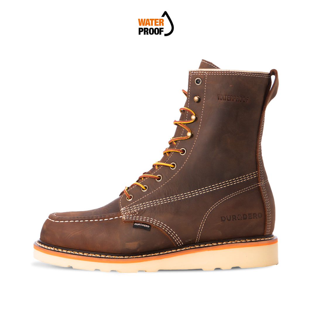 6 Inch Logan Plain Toe Waterproof Work Boots For Men Online