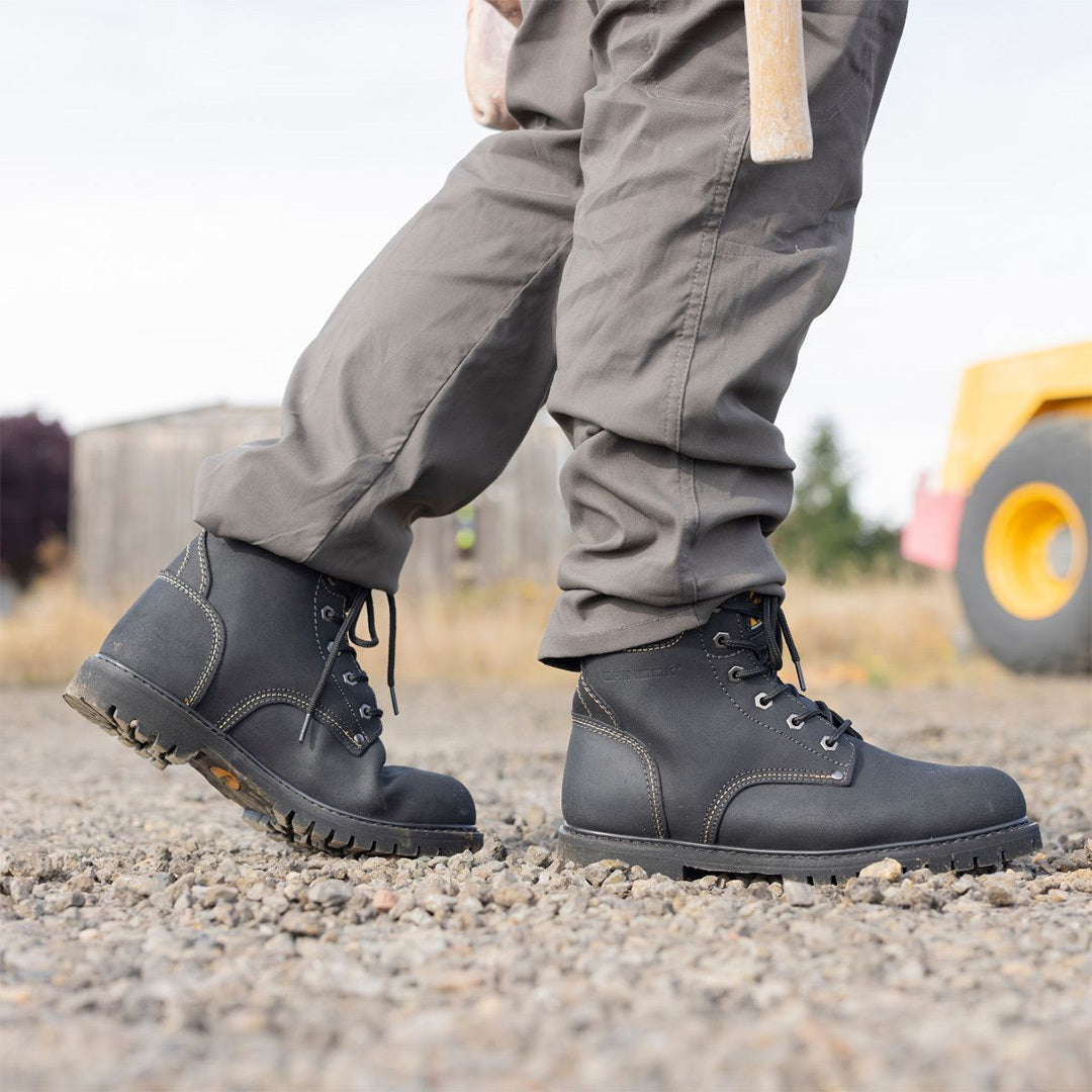 Oil Rigger 6” Steel Toe Men’s Work Boot - Black