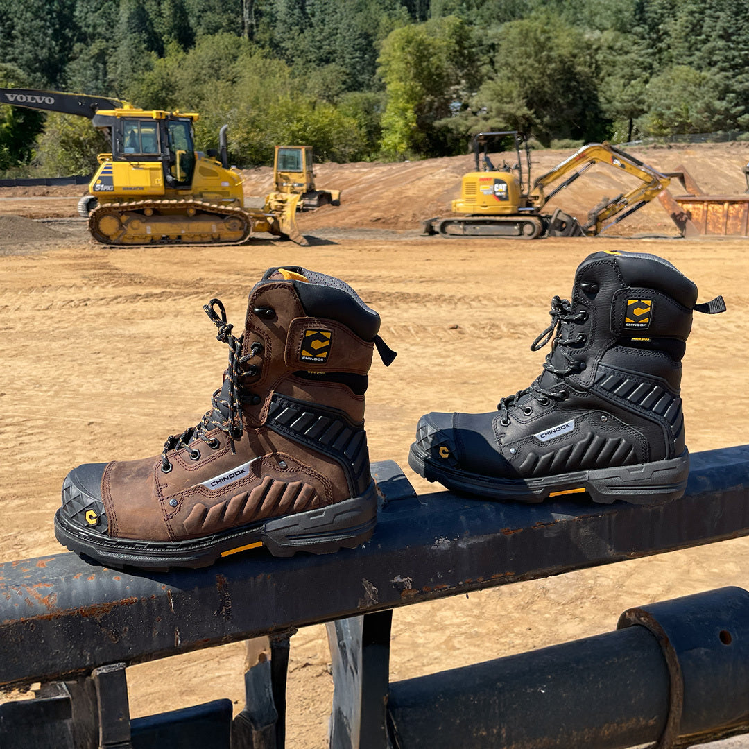 Scorpion 9” Comp Toe Men’s Waterproof Work Boot - Black