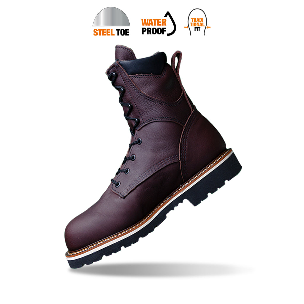 Duradero Fargo Waterproof Steel Toe Traditional Fit Men Boots 8 Inch Fargo Steel Toe Waterproof Boots For Men Online  main image 4