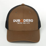 Embroidered Duradero Logo Brown W Black Snapback Hat