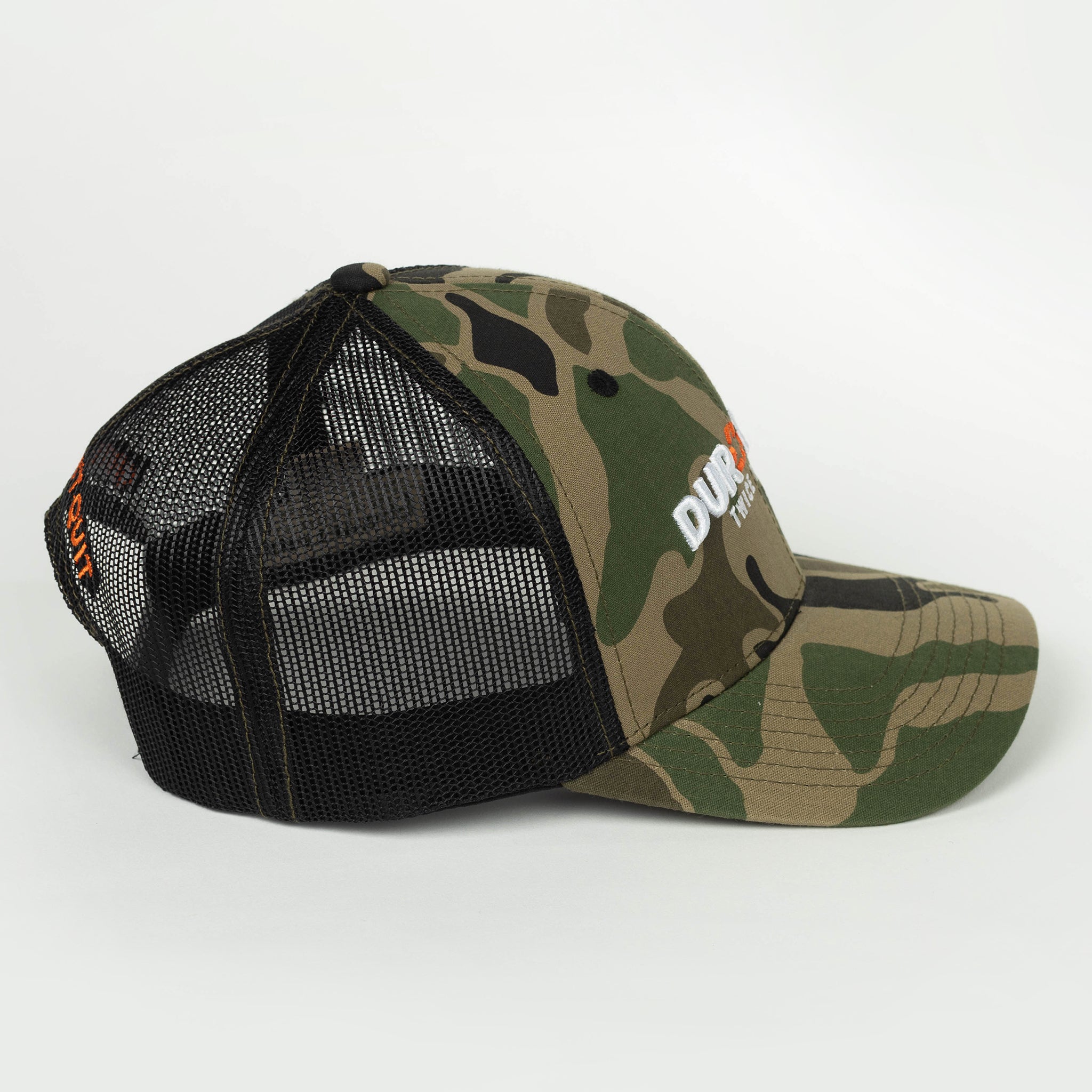 Embroidered Duradero Logo Black Camo Snapback Hat