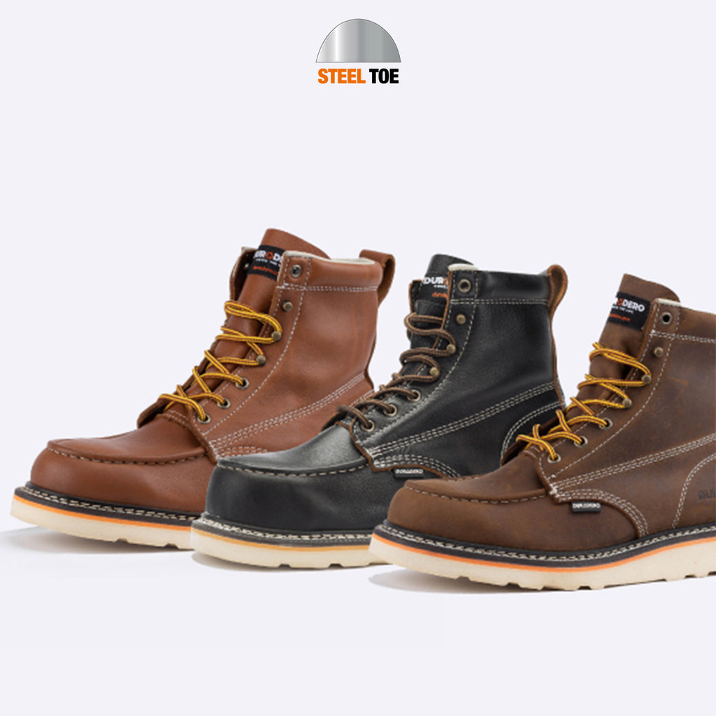 Affordable steel toe boots online